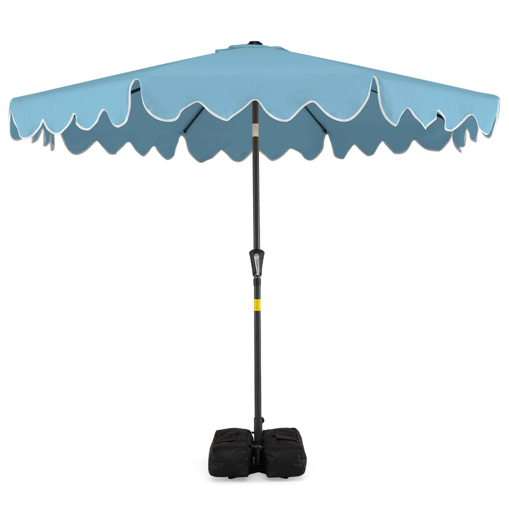 Tangkula 9 FT Patio Umbrella with Base Included